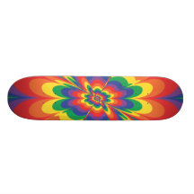 Farbexplosion: Vektorkunst: Skateboard Personalisiertes Skateboarddeck