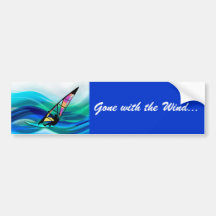 FarbfilmWindsurfer Auto Sticker