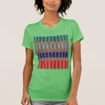 Farbiges gewelltes Pappbrown-Papier Tshirt