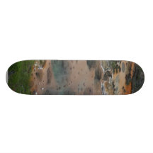 Farbkünstler-Schmerz PoolsYellowstone hydrothermal Individuelle Skateboards