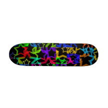 Farbsterne Skate Board