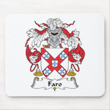 Faro-Familienwappen Mousepads