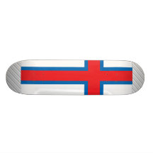 Färöer-Flagge Individuelle Skateboarddecks