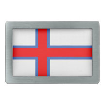 Färöer-LandesflaggeGürtelschnalle