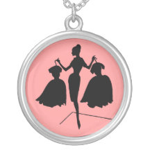 Fashiion Silhouette Amulett