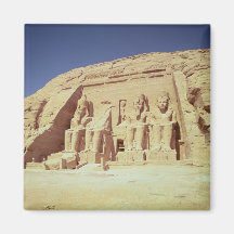 Fassade des Tempels von Ramesses II Magnete