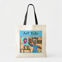 Fast fertige Kunst-Tasche