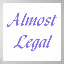 Fast legal poster