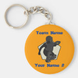 Fastpitch Softball-Fänger Keychain Schlüsselanhänger