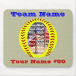 Fastpitch Softball-Foto Mousepad