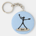 Fastpitch Softball-Krug Keychain Schlüsselbänder