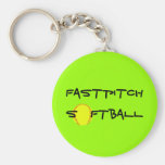 Fastpitch Softball-Schlüsselkette Schlüsselbänder