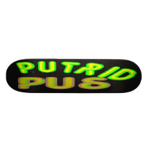 fauliges pus personalisiertes skateboard