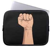 Faust-Handzeichen-Geste Laptop Sleeve Schutzhüllen