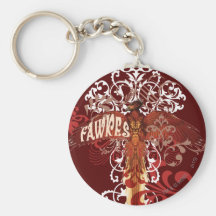 Fawkes Verbreitungs-Flügel Schlüsselanhänger