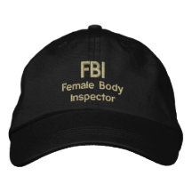 FBI, weiblicher Körper-Inspektor Baseballcap