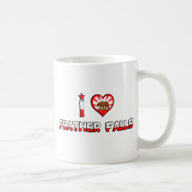 Feder-Fälle, CA Kaffee Tassen