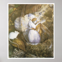 Feenhafte Liebhaber im Nest eines Vogels, C. 1860 Posterdrucke