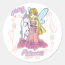 Feenhafte Prinzessin Toddler Baby Sticker