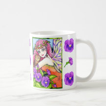 Feenhafter Eulen-Fantasie-Kaffee-Tee-Becher durch  Kaffee Tasse