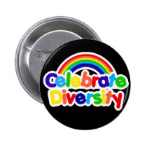 Feiern Sie Diversity-Gay Pride-Regenbogen buttons