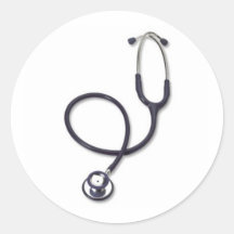 Feiern von Krankenpflege und von Medizin Runde Aufkleber