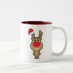 Feiertag des lustigen Weihnachten Sankt Kaffee Haferl