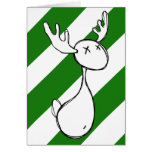 Feiertags-Elche Grußkarte