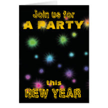 Feiertags-Party "des neuen Jahres" Karten