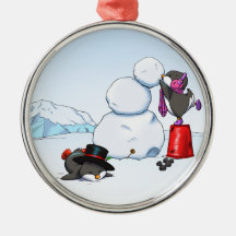 Feiertags-Pinguin-Verzierung Weihnachtsbaum Ornament