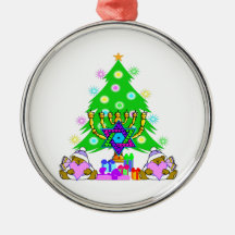 Feiertags-Spaß zwischen Glaubensrichtungen Ornament