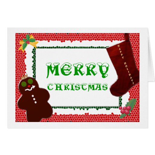 Feiertags-Weihnachtskarten-Schablonen-Wettbewerb