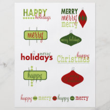 Feiertags-/Weihnachtstexte Flyer