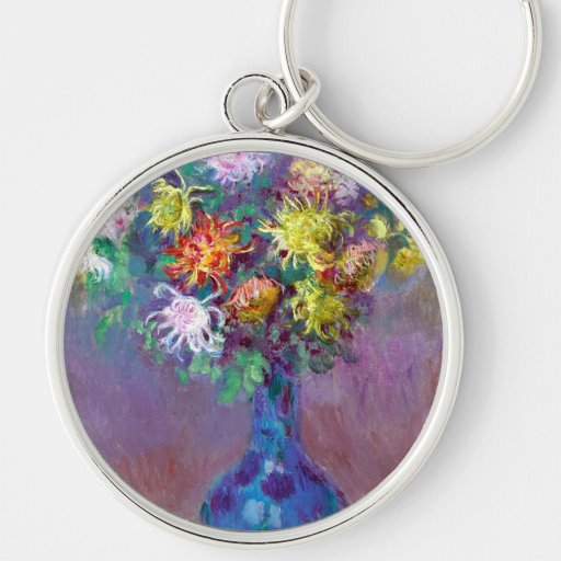 Feine Kunst-Chrysantheme-Blumen durch Monet Keycha Schlüsselband