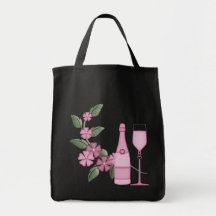 Feiner Wein-Lebensmittelgeschäft-Tasche