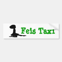 "Feis Taxi-" Iren-Tanz-Autoaufkleber