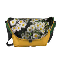 Feld der Gänseblümchen-Rickshaw-Bote-Tasche Kuriertaschen
