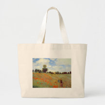 Feld der Mohnblumen, Claude Monet Taschen