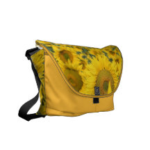 Feld der Sonnenblume-Bote-Tasche Kuriertaschen