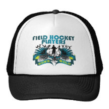 Feld-Hockey-Spieler wild gegangen Kultkappe