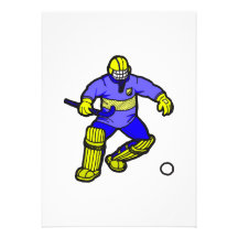 Feld-Hockey-Tormann Einladungen