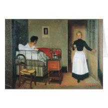 Felix Vallotton - der Kranke Karte