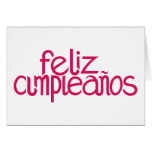 Feliz Cumpleaños Pink Karte