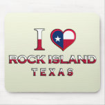 Felsen-Insel, Texas Mousepads