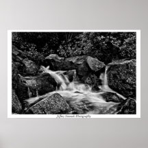 Felsen und Wasser Plakat