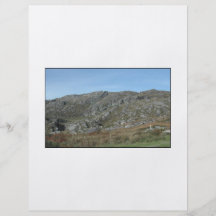 Felsige Hügel nähern sich Dursey Kopf. Irland Flyerdruck