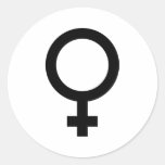 Femal - Frau - Frauen-Zeichen Sticker