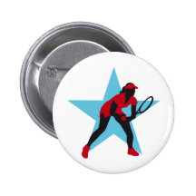 female tennis player buttons