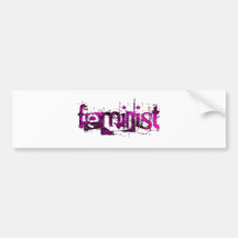 Feministisch Autoaufkleber
