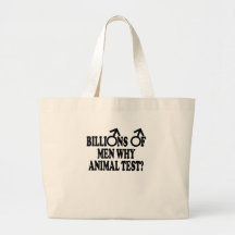 Feministische lustige Tiertesttaschen
